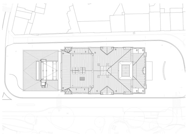 Plan des toitures