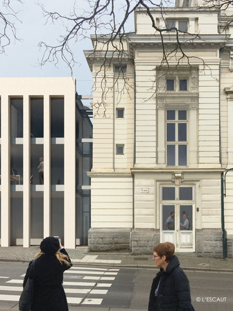Grand Théâtre extension contemporaine - © L'ESCAUT