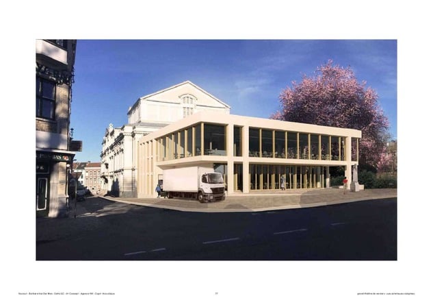 Grand Théâtre chargement et déchargement des décors et du matériel - © L'ESCAUT