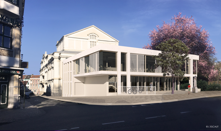 Grand Théâtre chargement et déchargement des décors et du matériel - © L'ESCAUT