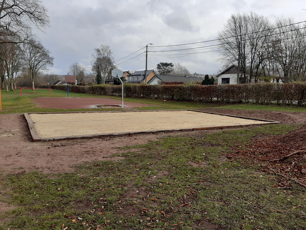 Création d'un terrain de pétanque plaine Deru - Heusy